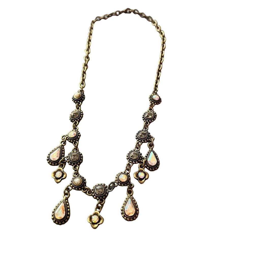 Antique Gold Statement Necklace